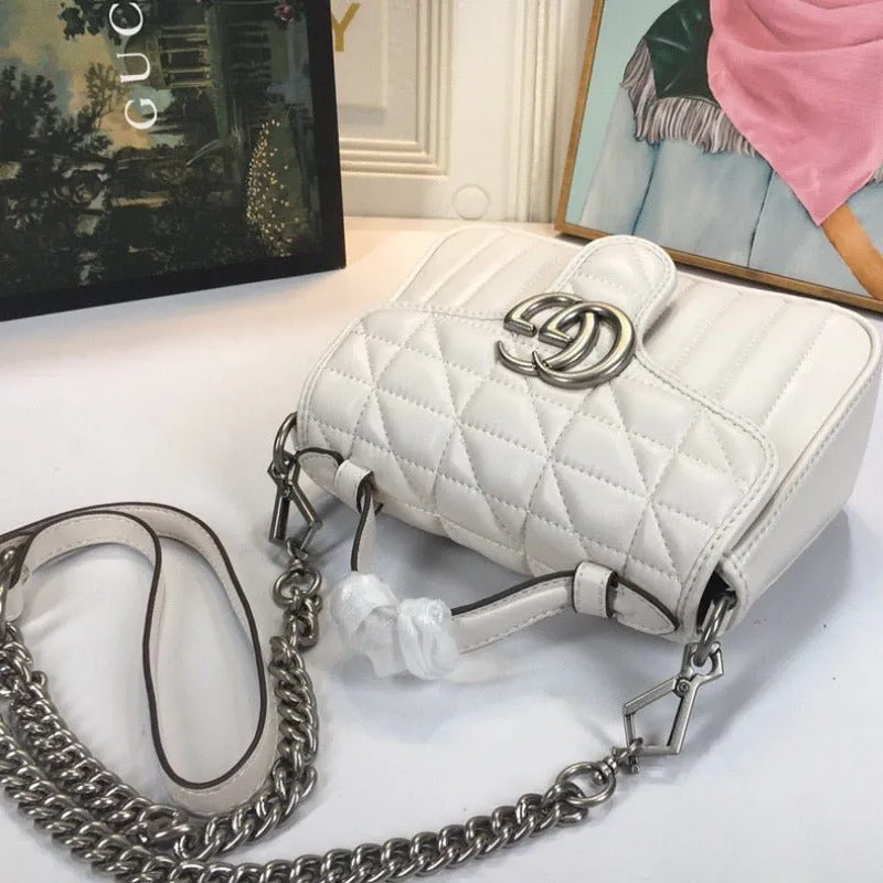- Worldwide coverage White Top Marmont ESMEE Client-focused Handle Bag Mini