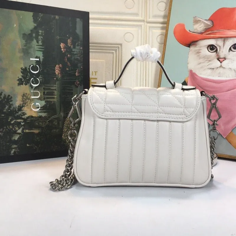 - Worldwide coverage White Top Marmont ESMEE Client-focused Handle Bag Mini