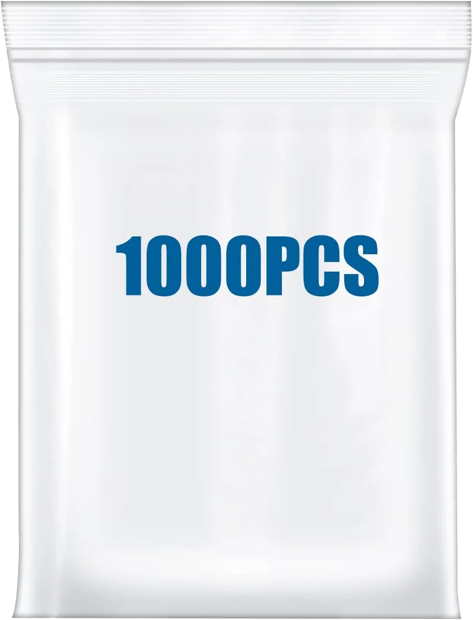 1000PCS 4"x6" Clear Plastic Resealable Poly Zip Bags Lock Baggies For Packaging Photo Card Jewelry Bag Durable Thick 2.4 Mil