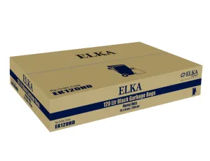 120L HEAVY DUTY BLACK GARBAGE BAGS CARTON OF 200 (ROLL)