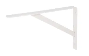 12" White Heavy Duty L-Bracket - 208 WH 300