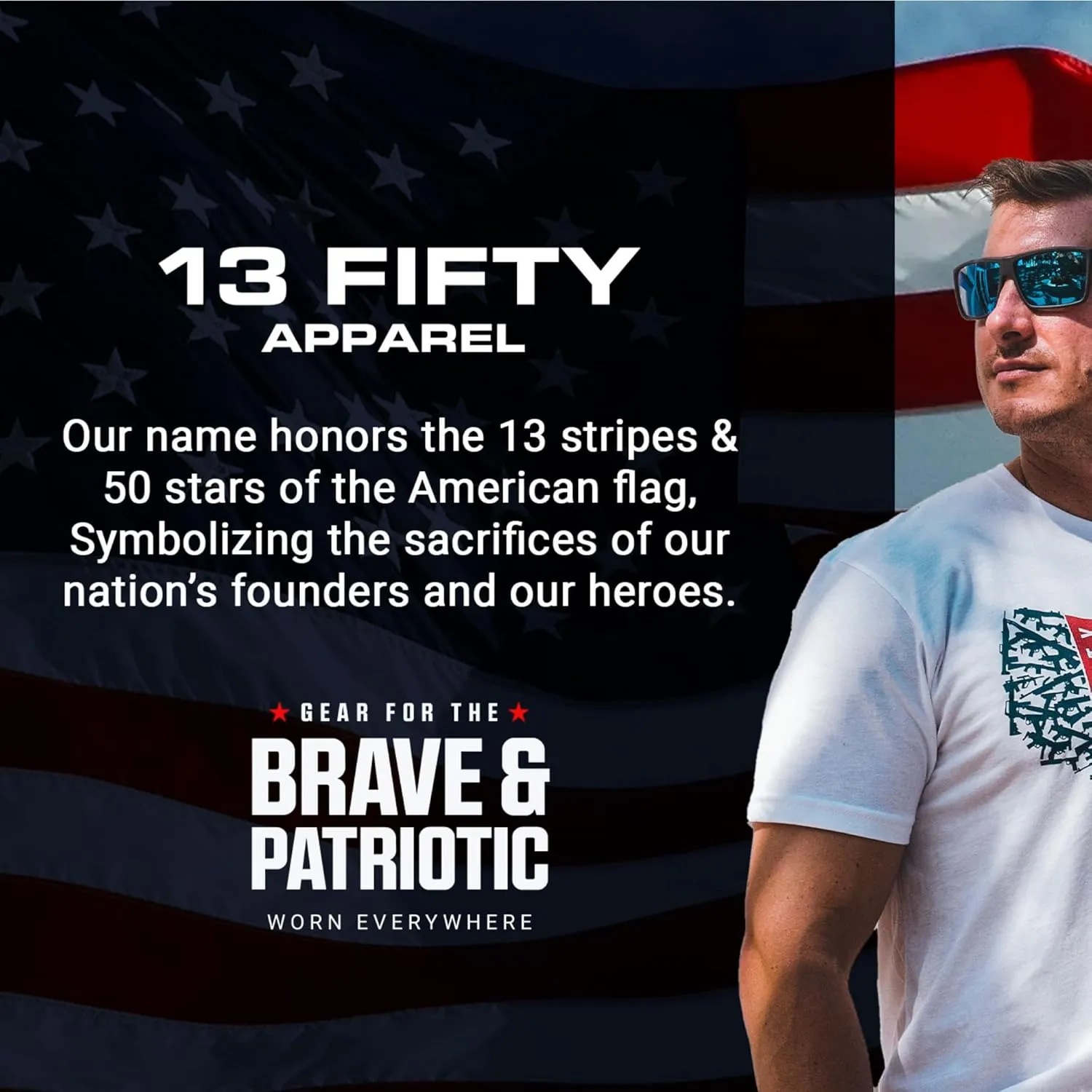 13 Fifty Apparel Be Brave Breast Cancer Shirts for Men Lightweight, Moisture-Wicking Fabric with UPF 30  for All-Day Comfort.