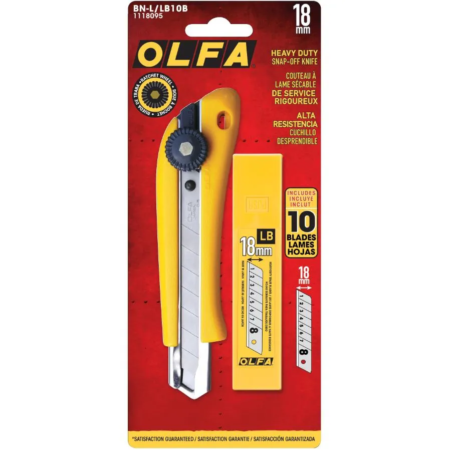 18mm Heavy Duty Snap-Off Blade Utility Knife