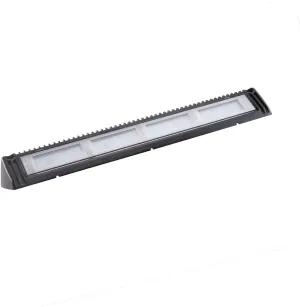 18" RV Exterior LED Awning Lighting Fixture, 40° Down Angle Flood Beam, 6000K Cool-White Super Bright, 12V/24V DC, High Lumen Output Low Current Draw, Aluminum Housing Black Finish, 1-Pack