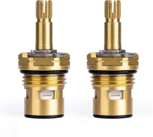 2 Packs Faucet Cartridge Compatible with American Standard 994053-0070A Bath & Kitchen Faucet Replacement Valve Cartridge, Brass