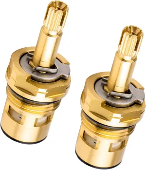 2 Packs Shower Faucet Cartridge Compatible with American Standard 994053-0070a or 994053-0070a/H Bathroom Faucet Cartridge, 4z-24h Hot and Cold Replacement Stem, Brass