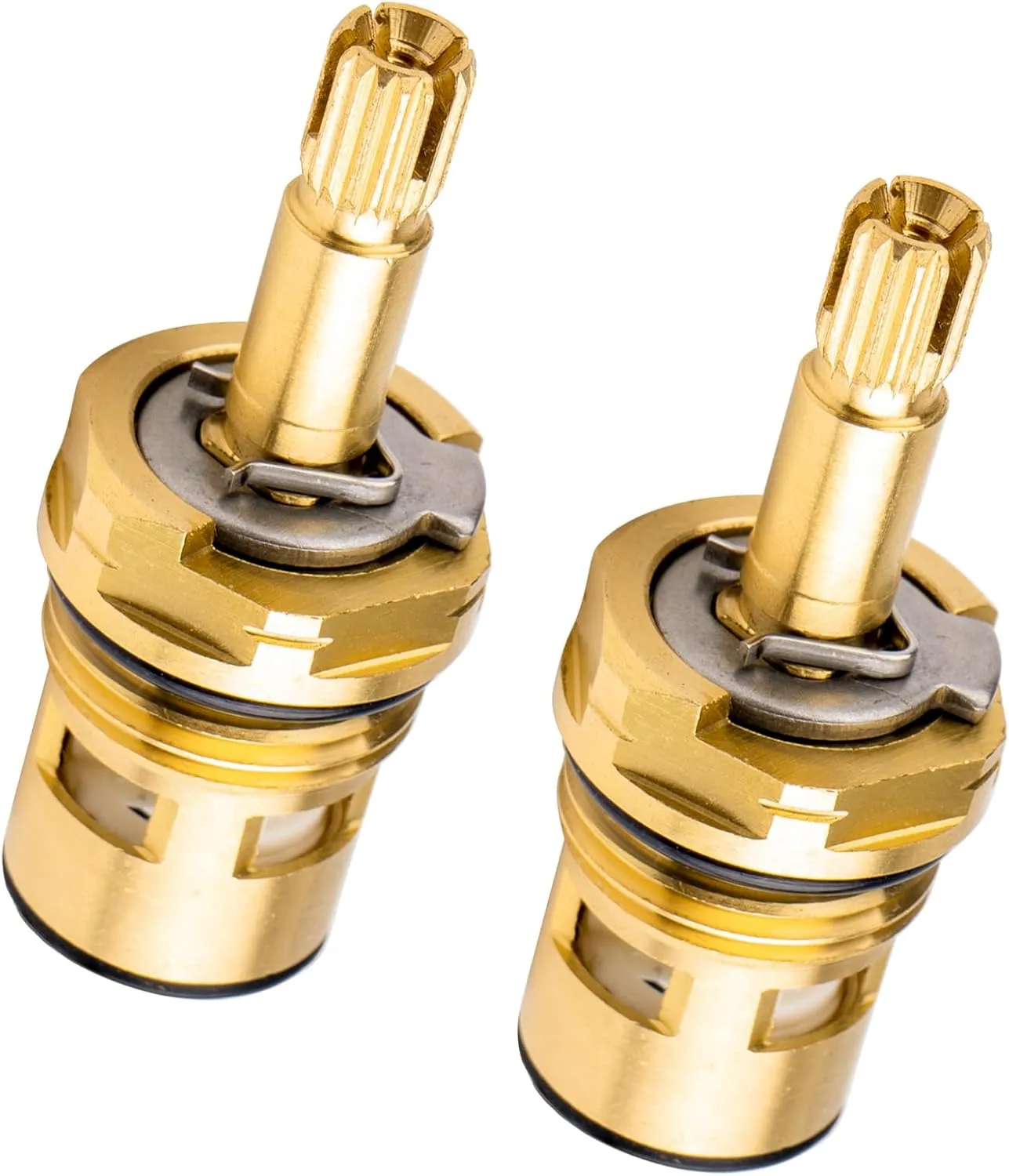 2 Packs Shower Faucet Cartridge Compatible with American Standard 994053-0070a or 994053-0070a/H Bathroom Faucet Cartridge, 4z-24h Hot and Cold Replacement Stem, Brass