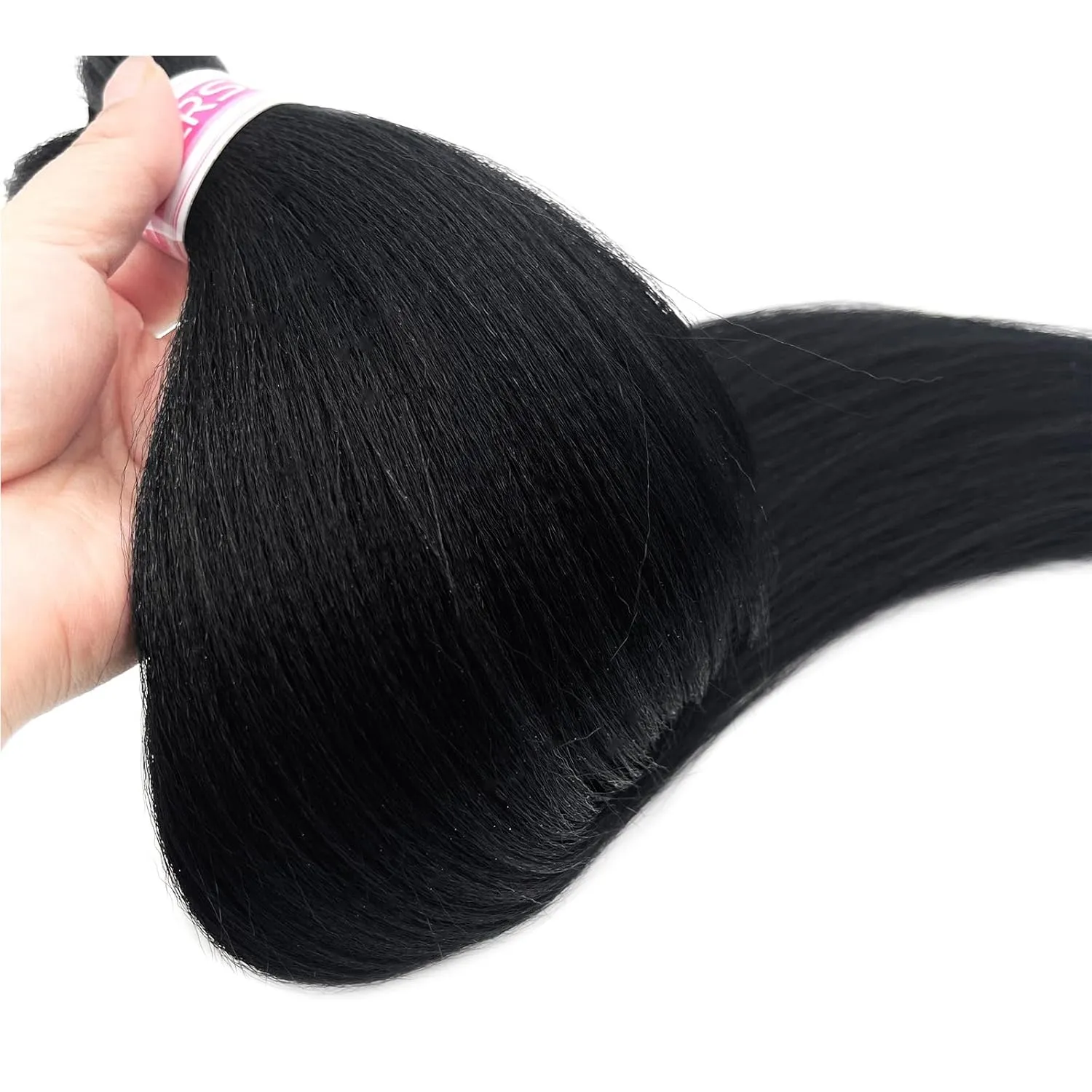 20 inch Black Braiding Hair Pre Stretched 1b Braiding Hair Extensions for Box Braids kids Knotless Synthetic Pre Sectioned Braiding Hair Black