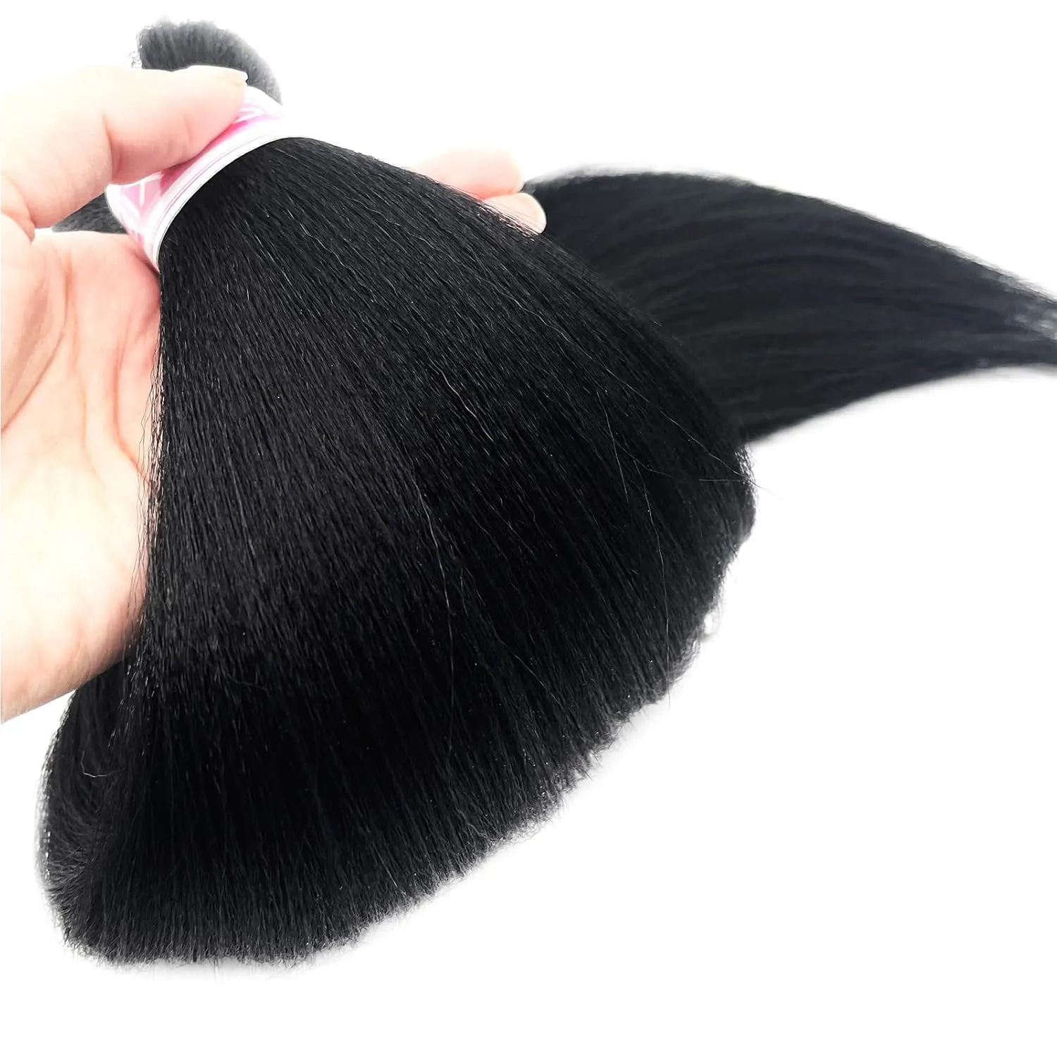 20 inch Black Braiding Hair Pre Stretched 1b Braiding Hair Extensions for Box Braids kids Knotless Synthetic Pre Sectioned Braiding Hair Black
