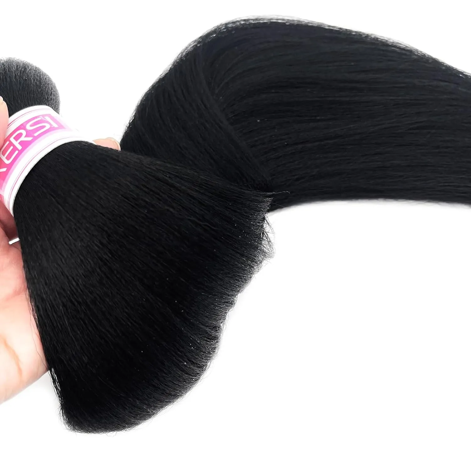 20 inch Black Braiding Hair Pre Stretched 1b Braiding Hair Extensions for Box Braids kids Knotless Synthetic Pre Sectioned Braiding Hair Black