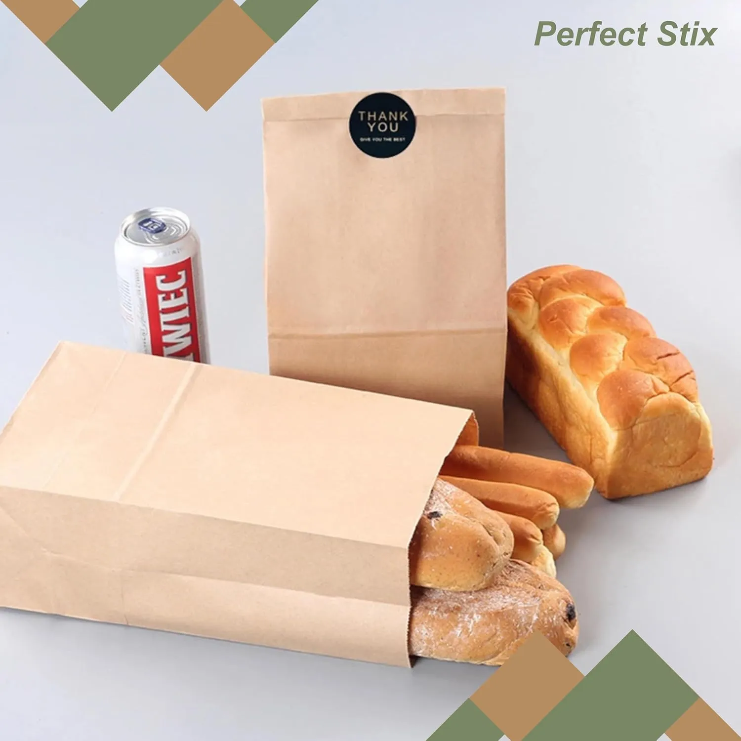 2lb Brown Paper Bags- Package of 500ct