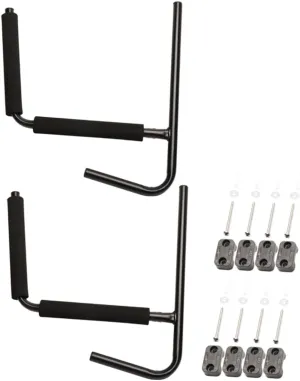 2pcs Paddle Board Rack Marine Storage Mount for Garage Heavy Duty Utility Hooks