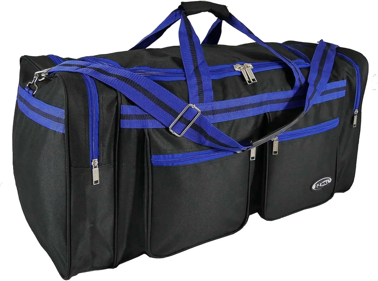 30 Inch Large "E-Z Roll " Travel Duffel Bag/Tote Bag/Sports Bag/Outdoor Camping Bag/Gym Bag in 3 Colors (Black/Blue)