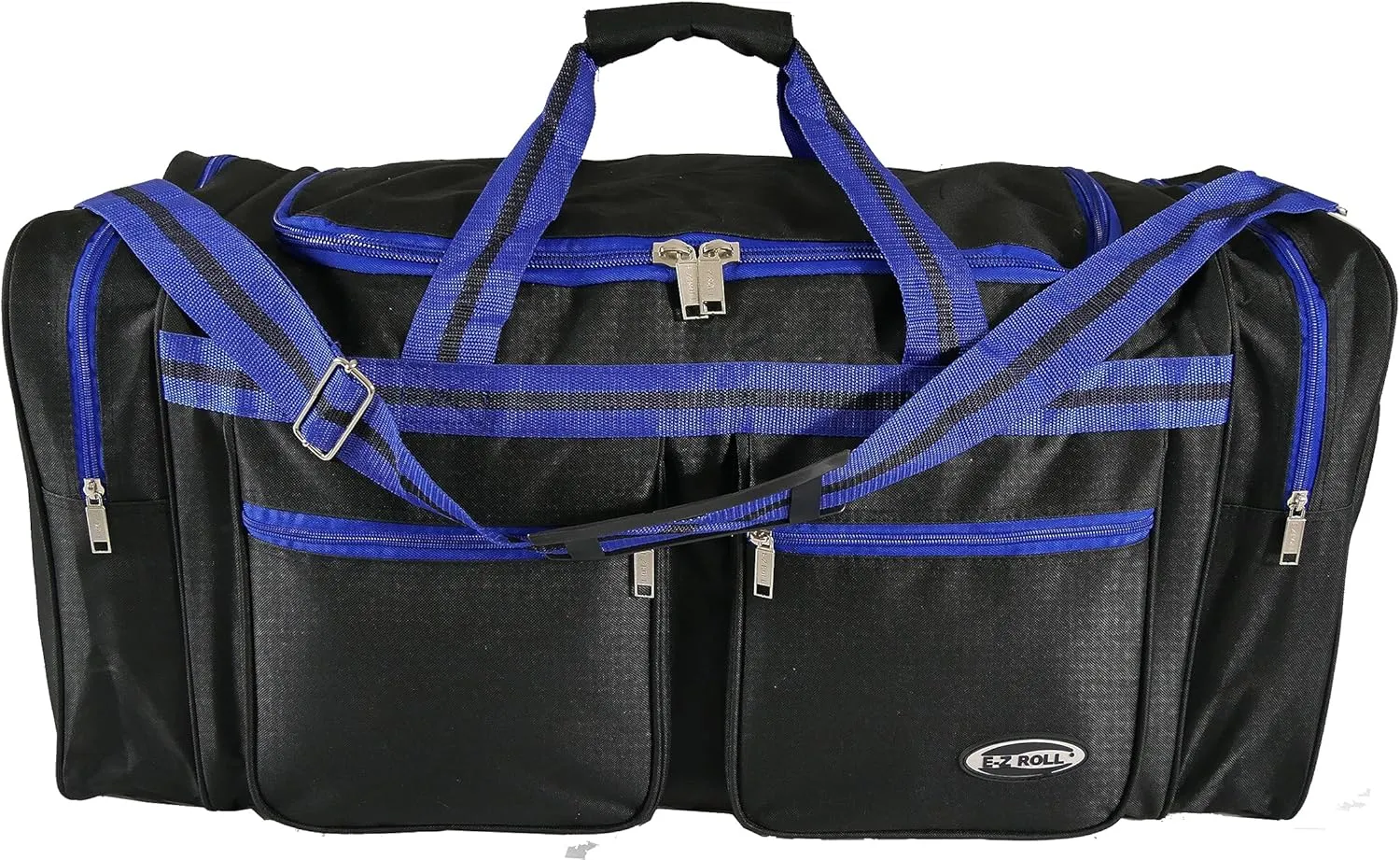 30 Inch Large "E-Z Roll " Travel Duffel Bag/Tote Bag/Sports Bag/Outdoor Camping Bag/Gym Bag in 3 Colors (Black/Blue)