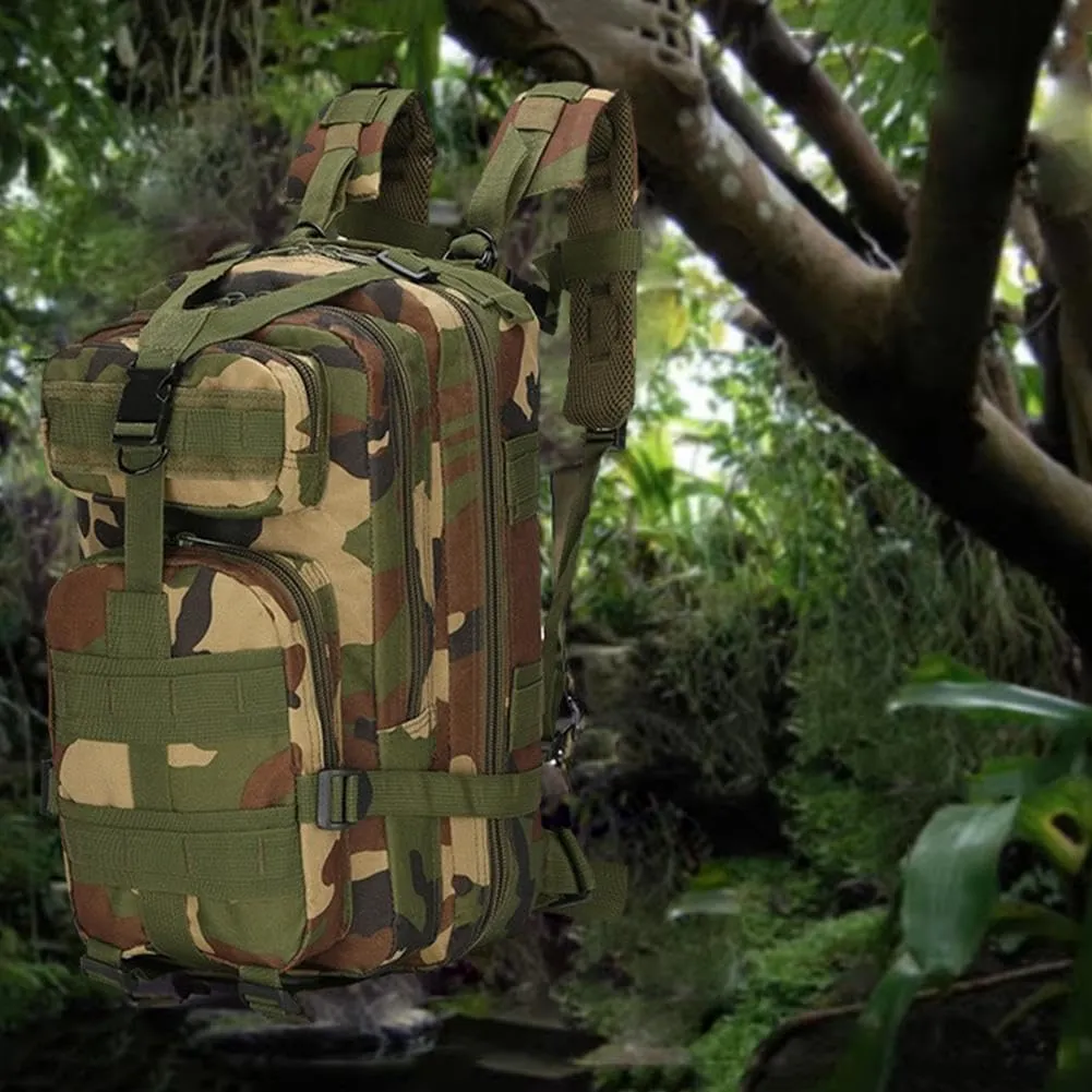 30L Backpack, Small Tactical Backpack Military Daypack for Men, Molle Assault Pack Bug Out Bag for Hiking Camping Travel Army Hunting Rucksack Trekking
