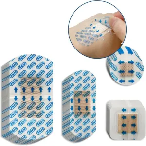 4-Sided Seal Transparent Waterproof Bandages 200(40 X 5) ct Assorted - Flexible Wound Care Adhesive Bandage Dressing Bulk for Sensitive Skin Minor Cuts Scrapes