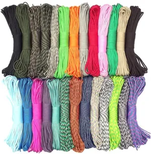 4.2mm Reflective Nylon Rope,100feet Reflective Parachute Cord,8 Strand Guyline Tent Rope Nylon Cord,Utility Paracord for Camping Tent, Outdoor Hiking Packaging