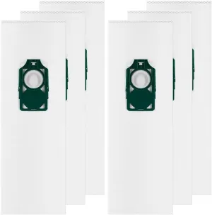 6 Pack Replacement CLH-6 HEPA Vacuum Bag for Maytag Type L M500 M600 for Simplicity S10 R10 R10CV S10C for CleanMax ZM-800 Cordless Upright Vacuum Models
