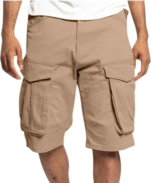 7 Inch Inseam Shorts Men 2023 Casual Stylish Drawstring Stretch Multi Pockets Cargo Shorts Utility Tooling Shorts