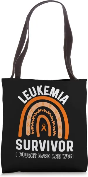 Acute Leukemia Survivor End Of Chemo Fight Cancer Fighter Tote Bag