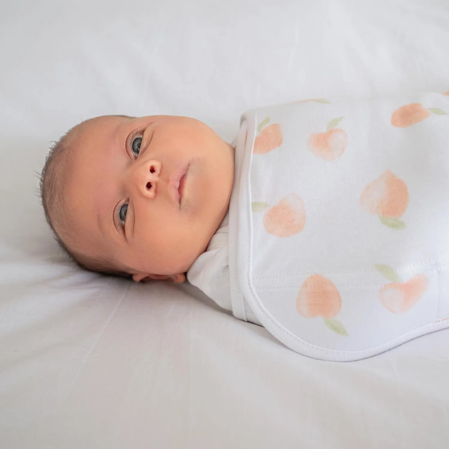 aden   anais Easy Swaddle Wrap, Newborn Wearable Swaddle Blanket, Adjustable Fasteners, 100% Cotton, 3 Pack, 0-3 Months, Desert Sun