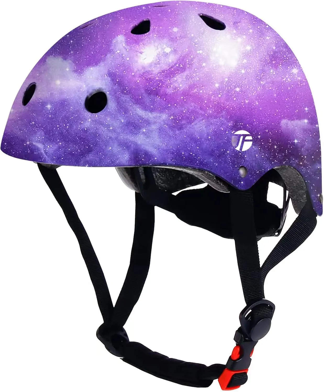 Adjustable Color Gradient Skateboard Helmet for 3-5-8-14 Ages【Toddler Kids Youth Adult】 Girls Boys Woman.Bike Helmet for Multi-Sports Cycling Bicycle Scooter Inline Roller Skate Rollerblading