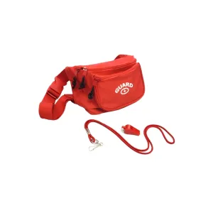 Adoretex Guard Fanny Pack Whistle with Lanyard Equipment Set -WBS-001