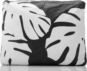 ALOHA Collection Max Pouch, Lightweight, Packable, & Splash-Proof - Durable, Washable, & Reusable Makeup Pouch for Cosmetics, Pool, Beach & Travel, Easy to Clean & Sustainable Material (14.5" x 11.5")