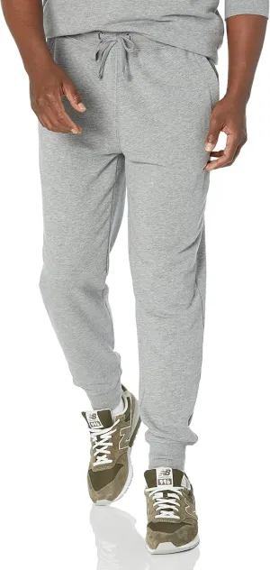 Amazon Essentials Men's Jogger Pants, Casual Relaxed Fit, Lightweight French Terry (Available in Big & Tall)