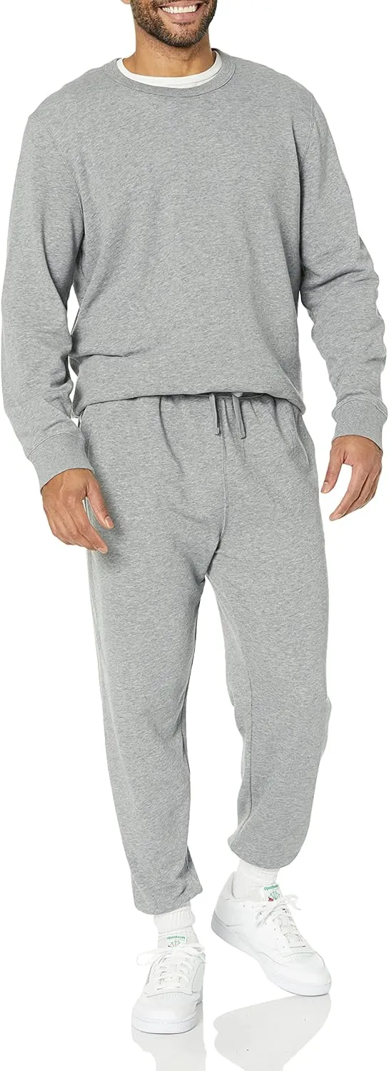 Amazon Essentials Men's Jogger Pants, Casual Relaxed Fit, Lightweight French Terry (Available in Big & Tall)