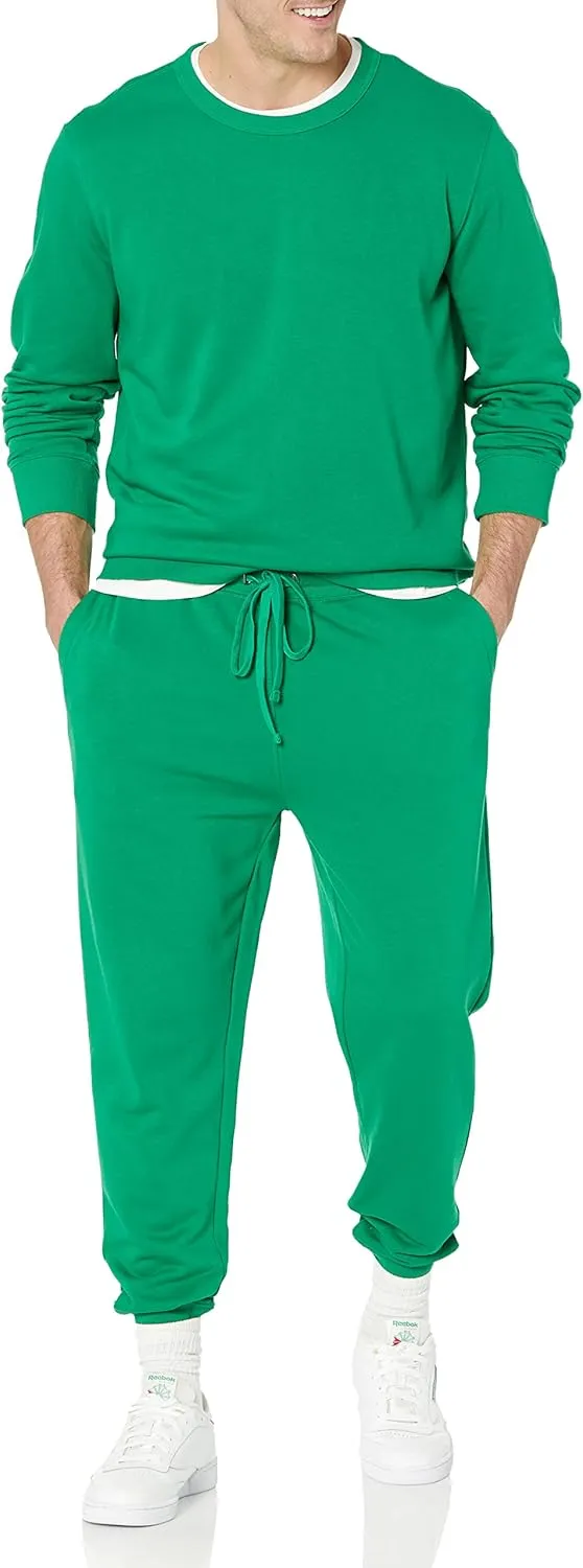 Amazon Essentials Men's Jogger Pants, Casual Relaxed Fit, Lightweight French Terry (Available in Big & Tall)