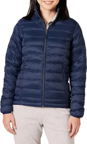 Amazon Essentials Women's Lightweight Water-Resistant Packable Puffer Jacket (Available in Plus Size)