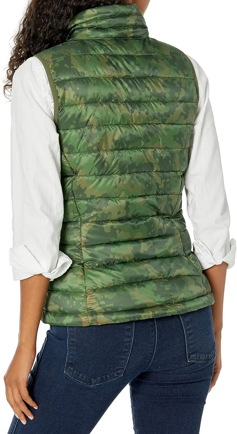 Amazon Essentials Women's Lightweight Water-Resistant Packable Puffer Vest