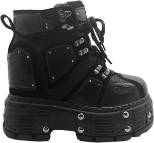 Anthony Wang Gone Rogue Studded Platform Wedge Sneakers