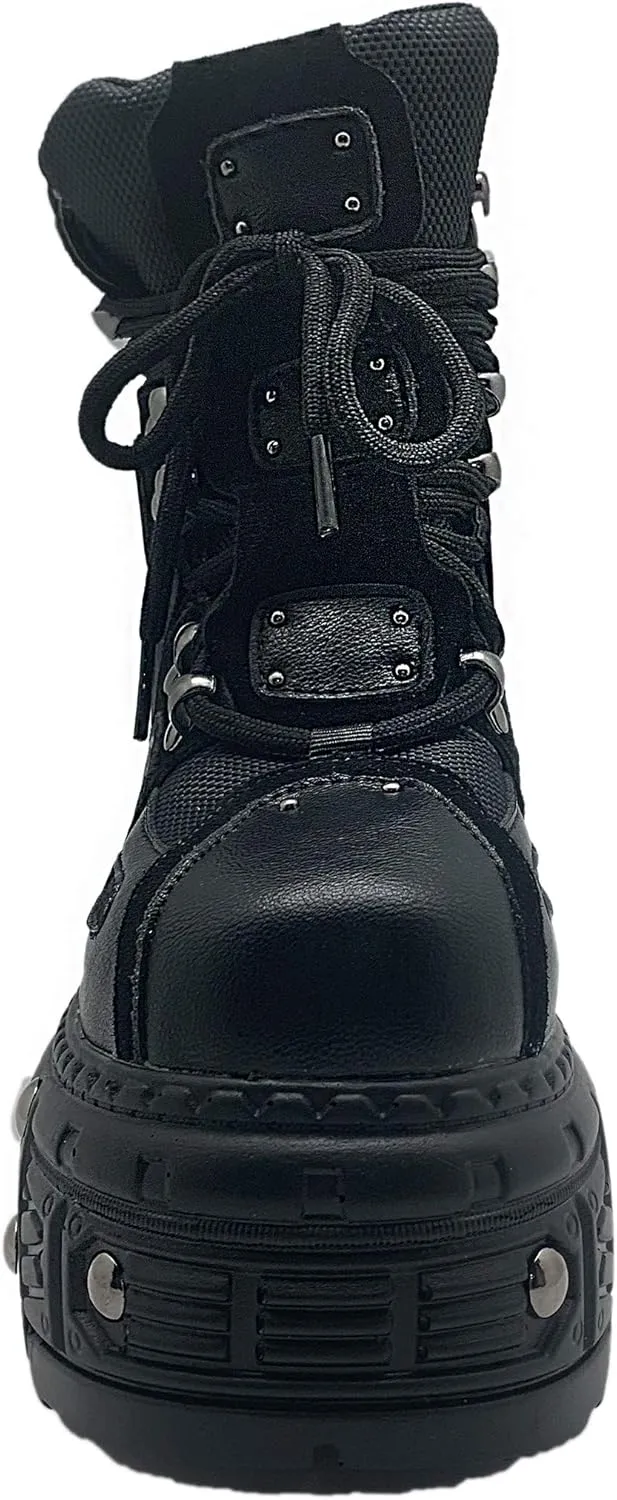 Anthony Wang Gone Rogue Studded Platform Wedge Sneakers