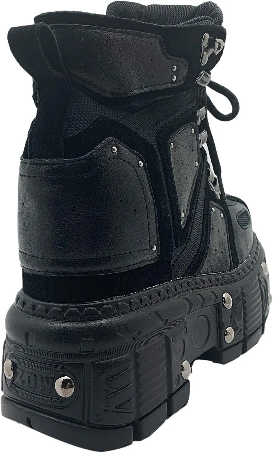 Anthony Wang Gone Rogue Studded Platform Wedge Sneakers