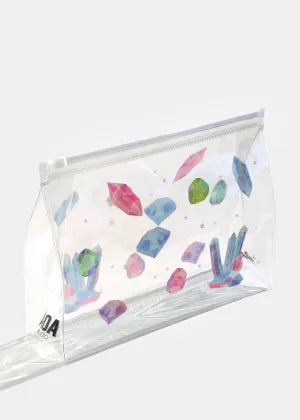 AOA Clear Makeup Pouch - Crystal Healing