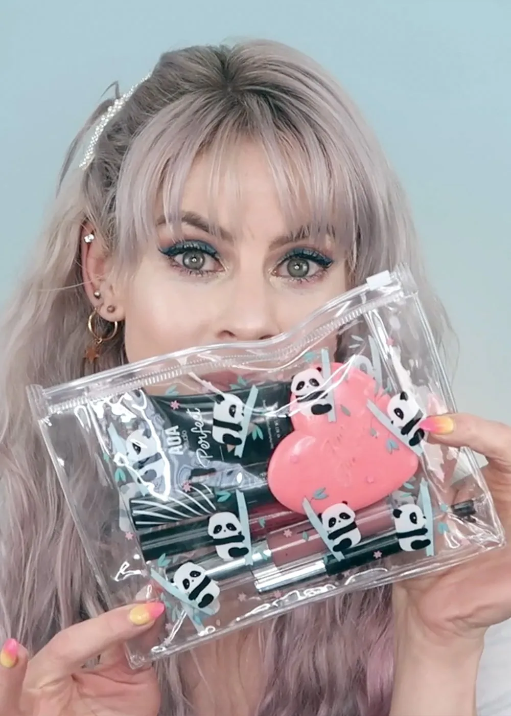 AOA Clear Makeup Pouch - Crystal Healing