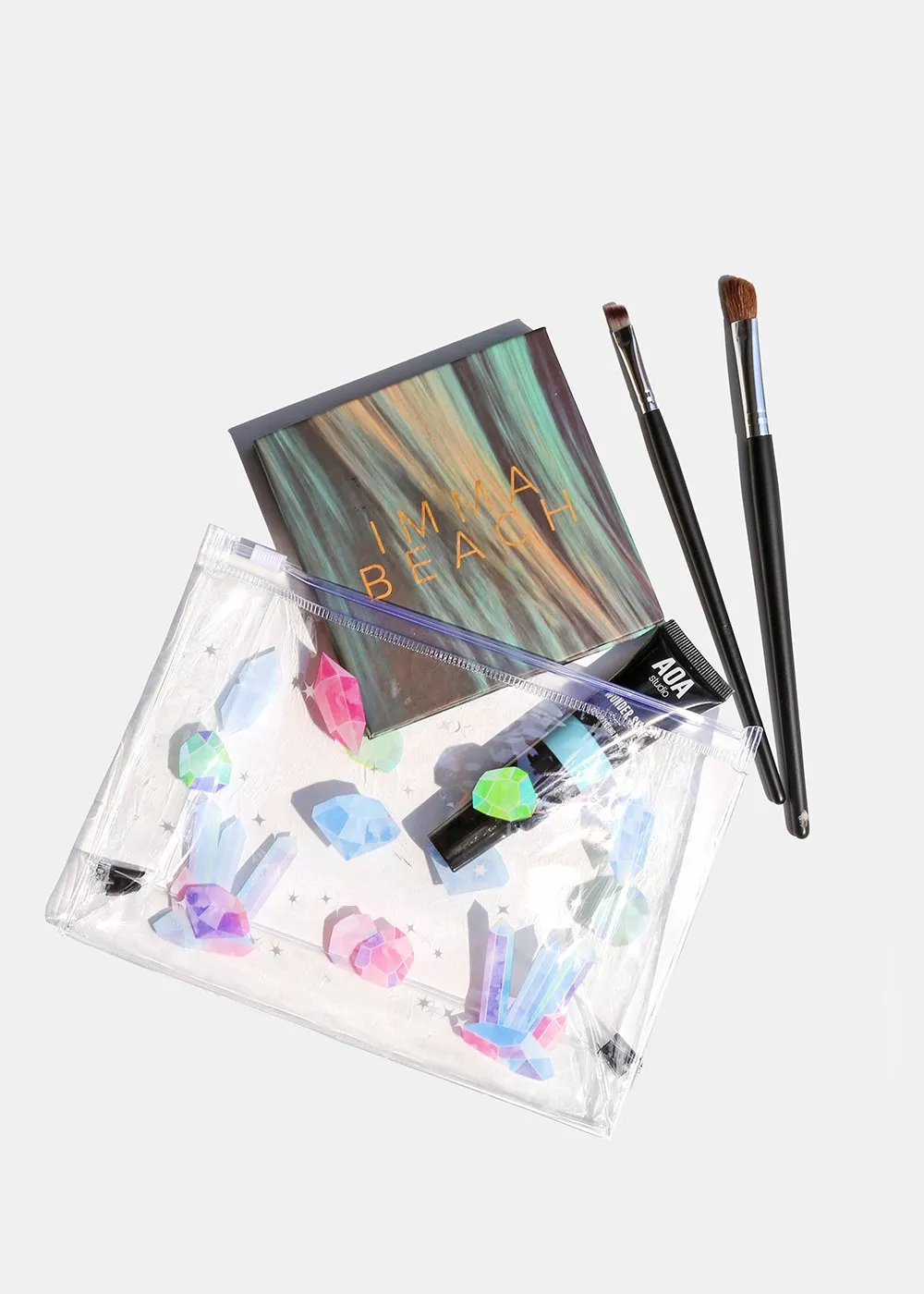 AOA Clear Makeup Pouch - Crystal Healing