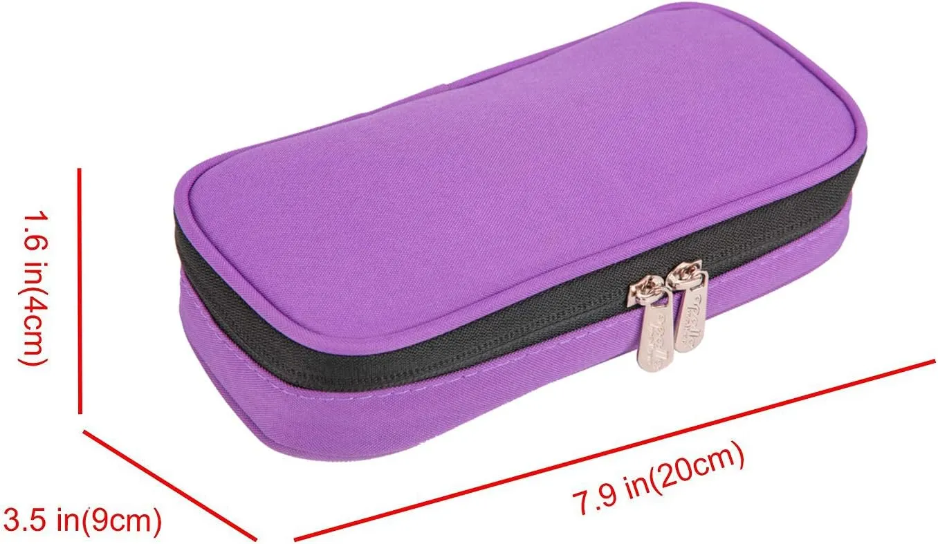 apollo walker Insulin Cooler Travel Case Diabetic Medication Cooler with Ice Packs and Insulation Liner