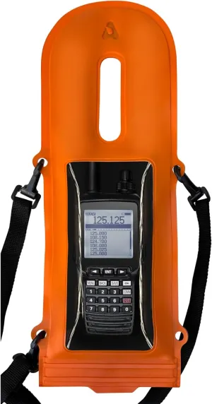 Aquapac Extra Strong Lash Down Case For Pro VHF Waterproof, 2 Way Radio, Shoulder Strap or Adjustable 3 Way Harness, Double Ziplock Closure, 2 Colours, 5 Year Warranty, Professional