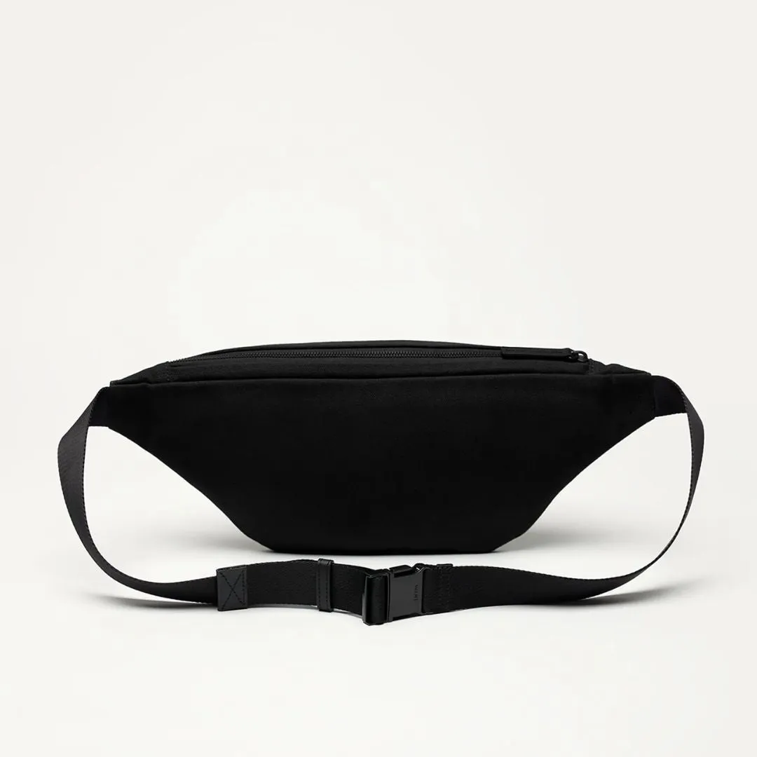 Atlin Canvas Belt Bag (Black)