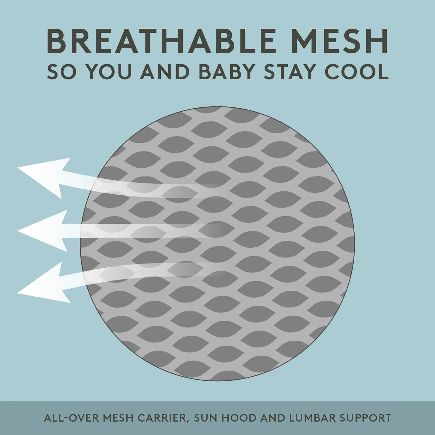 Baby Tula Explore Mesh Baby Carrier 7 – 45 lb, Adjustable Newborn to Toddler Carrier, Multiple Ergonomic Positions Front and Back, Breathable and Cool – Tula Coast   Mesh, Beyond