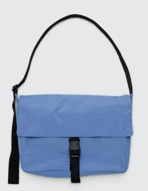 Baggu Pansy Blue Nylon Messenger Bag