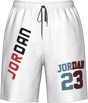 Basketball Fans 23 Jordan Beach Shorts Man's Beach Shorts Quick Dry Summer Outdoor Workout Shorts