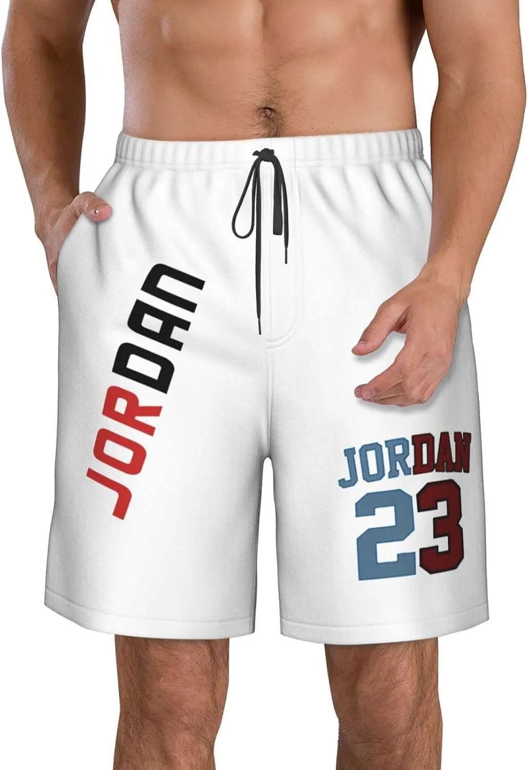 Basketball Fans 23 Jordan Beach Shorts Man's Beach Shorts Quick Dry Summer Outdoor Workout Shorts