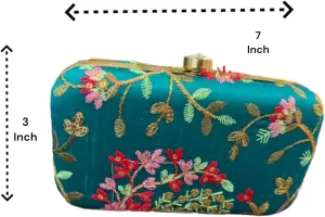 Beautiful Traditional Embroidered Clutch for Women as Gift, Return Gifts on Indian festivals & Weddings