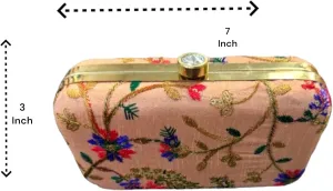 Beautiful Traditional Embroidered Clutch for Women as Gift, Return Gifts on Indian festivals & Weddings