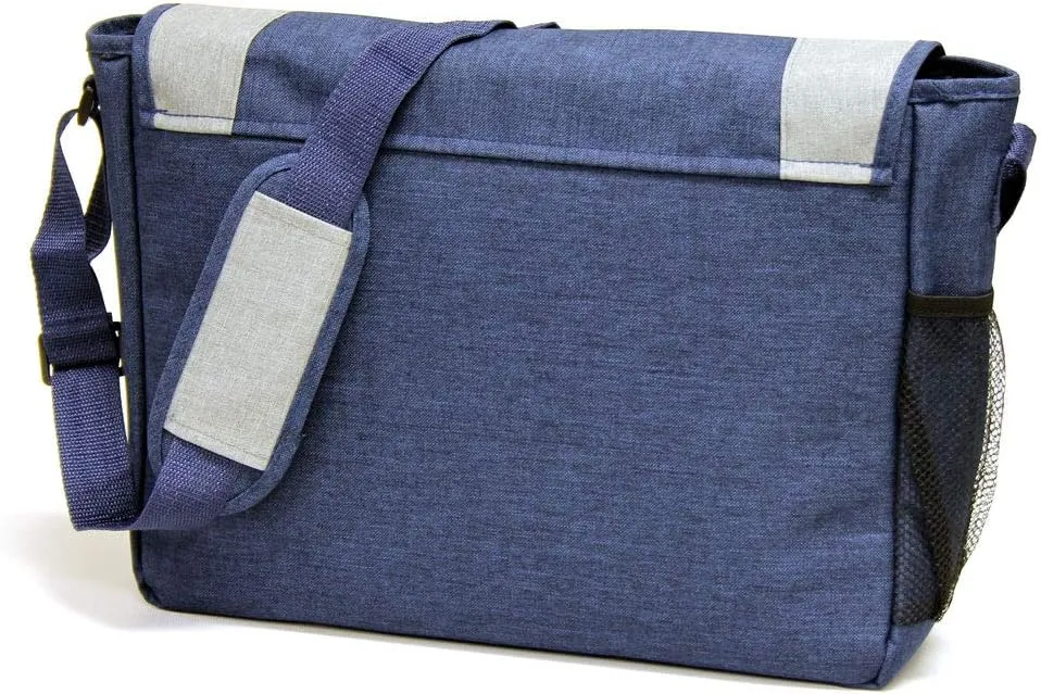 Bellino Urban Messenger Bag Color: Navy