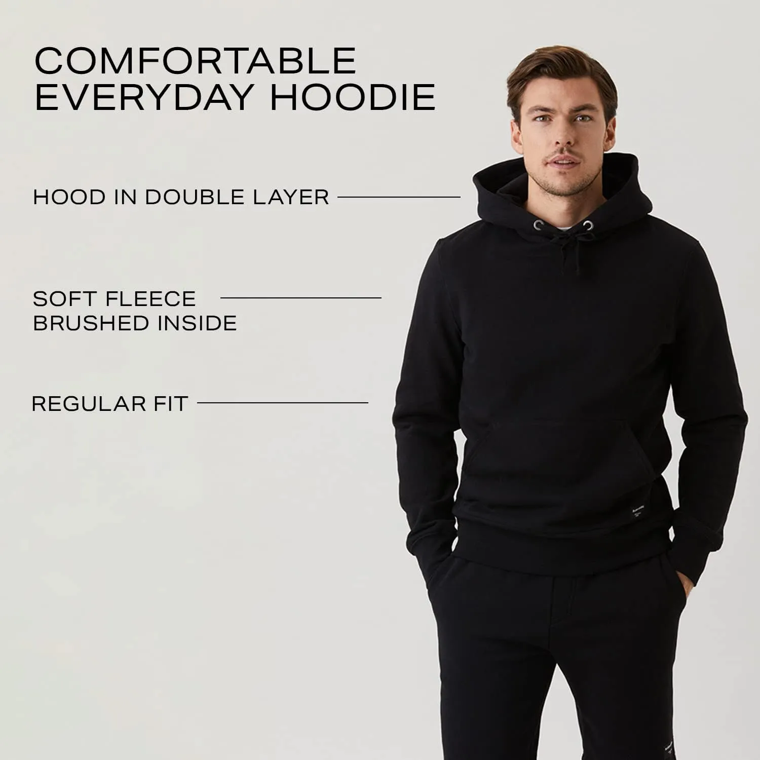 Bjorn Borg Centre Fleece Hoodie, Men's Sweatshirt